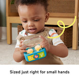 FISHER-PRICE Diversión para aprender y jugar con tapones para los oídos - Tapones para los oídos interactivos con luces divertidas, canciones de aprendizaje y actividades de motricidad fina, más de 20 canciones y frases, a partir de 6 meses, HWY45 Baby Toys Naty Shop