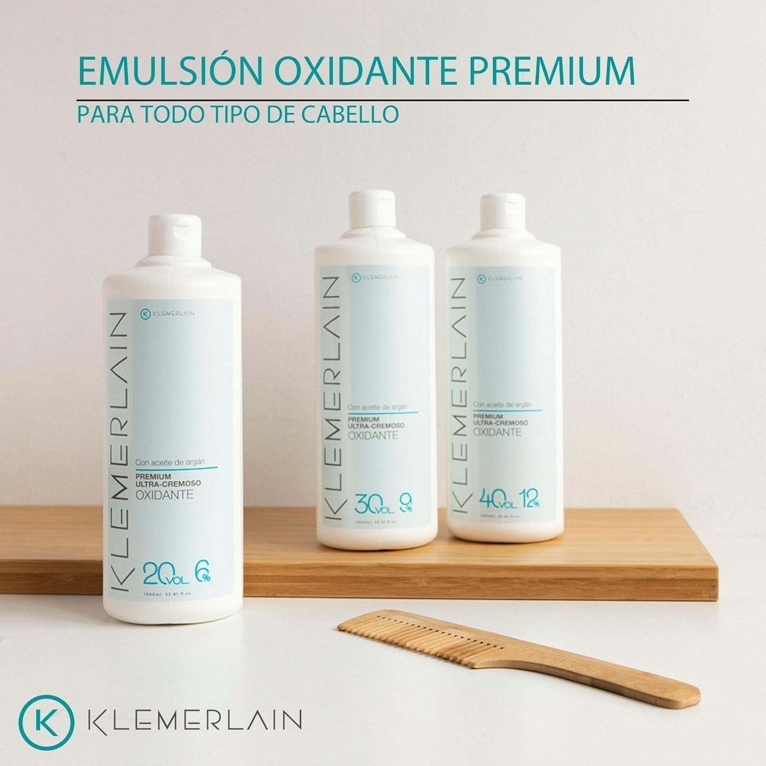 Crema para el cabello con oxígeno. Ultracrema oxidante para el cabello. Tinte permanente para el cabello. vegano. Tinte para el cabello - 1000 ml (20 vol., 6%) Tinte para el cabello Naty Shop