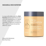 Mascarilla capilar hidratante - Nutrición rica - 500 ml - cabello seco y dañado - con aceite de nuez de Brasil - nutre y aporta hidratación intensa al cabello, repara Naty Shop Hair Mask