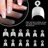 600 uñas artificiales cortas ovaladas, 12 tamaños, media cubierta, puntas de uñas postizas acrílicas, uñas artificiales para manicura, salón de mujeres, bricolaje (natural)