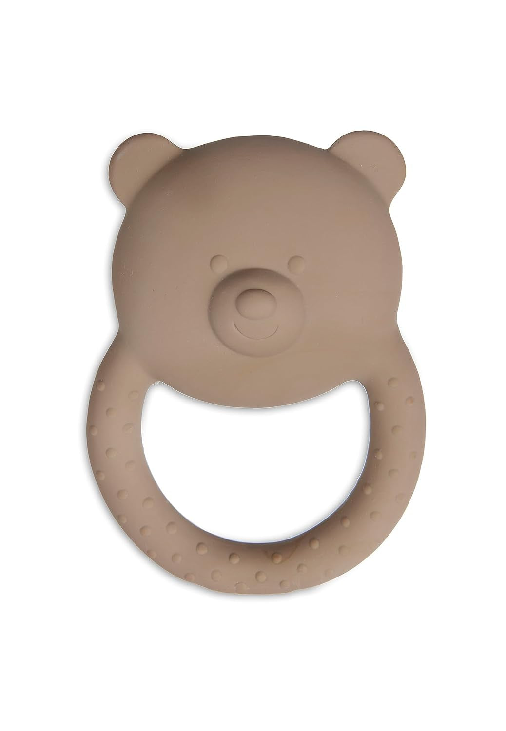 Jollein 101-001-67008 Mordedor de caucho natural Galleta osito de peluche