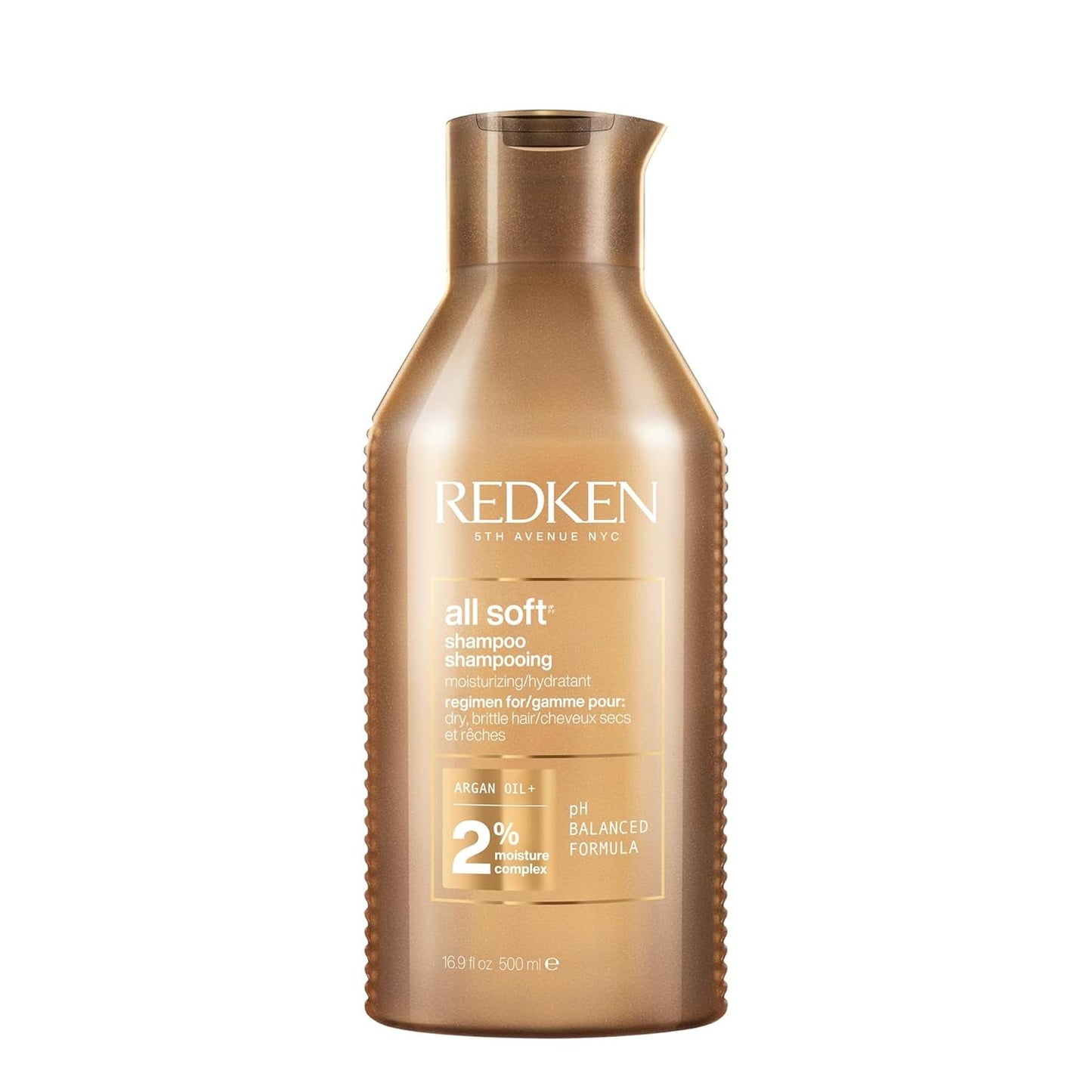 Redken, Champú para cabello seco y quebradizo, revitaliza e hidrata Redken Ducha y baño 500 ml