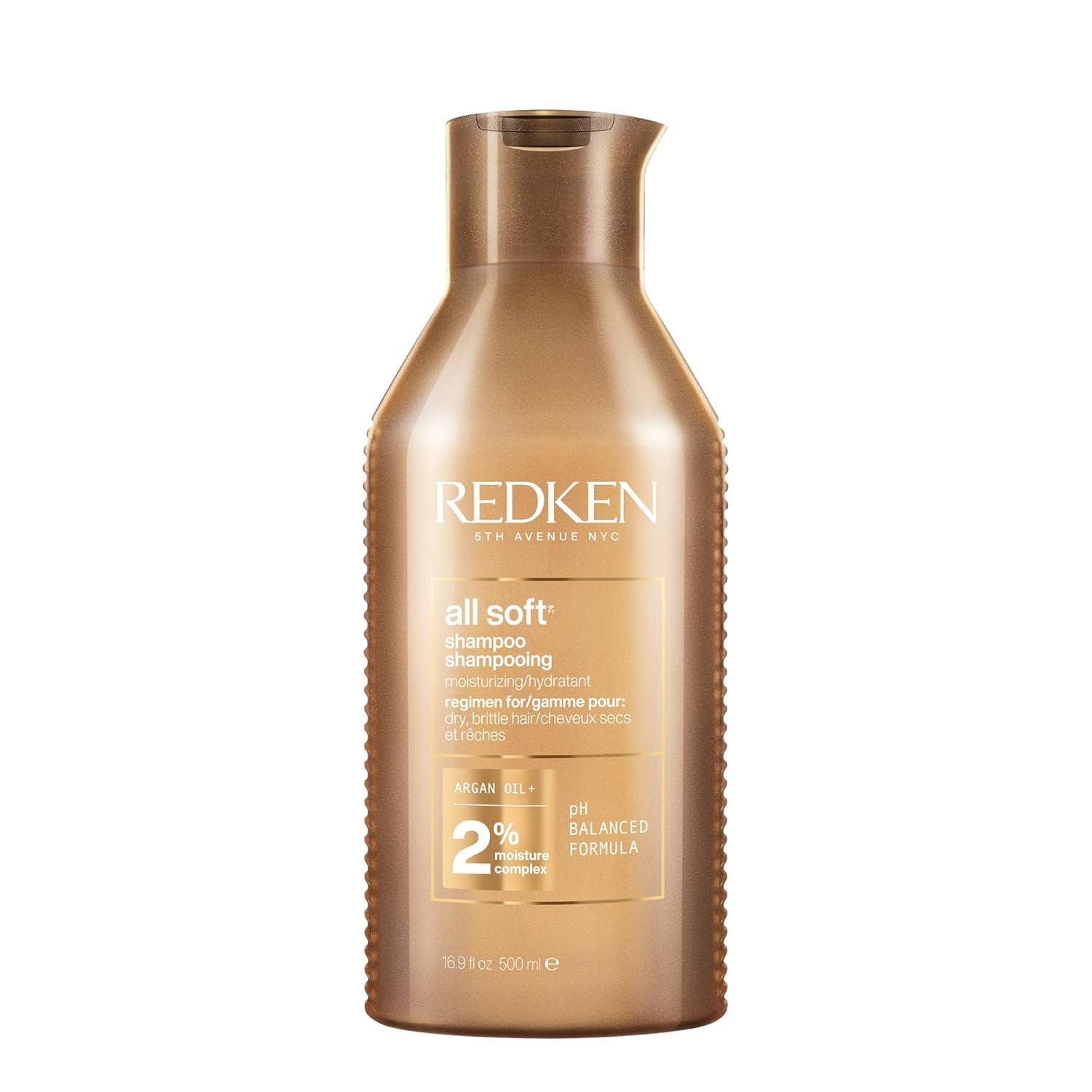 Redken, Champú para cabello seco y quebradizo, revitaliza e hidrata Redken Ducha y baño 500 ml