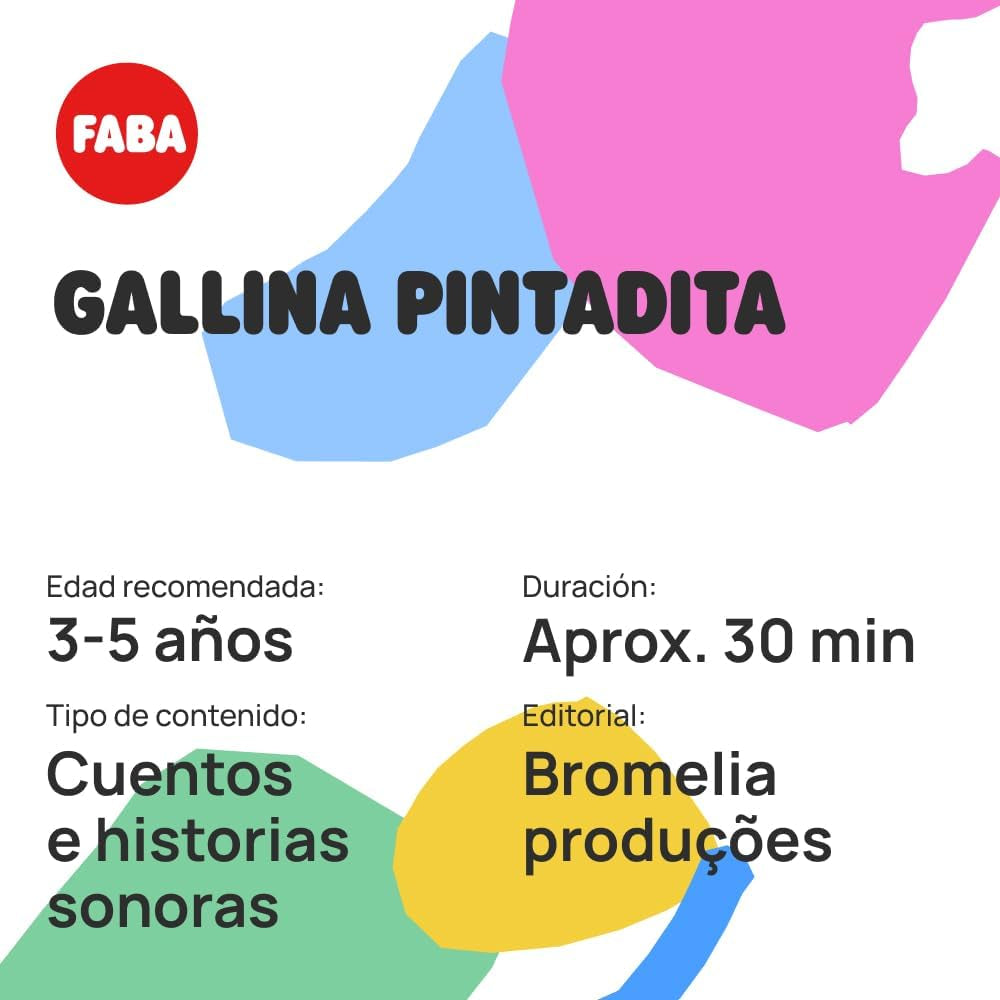Caracter Sonoro - Gallina Pintadita - Cuentos y cuentos sonoros para niñas y niños de 2 a 4 años, juguetes y contenidos educativos en español Juguetes Bebe Naty Shop