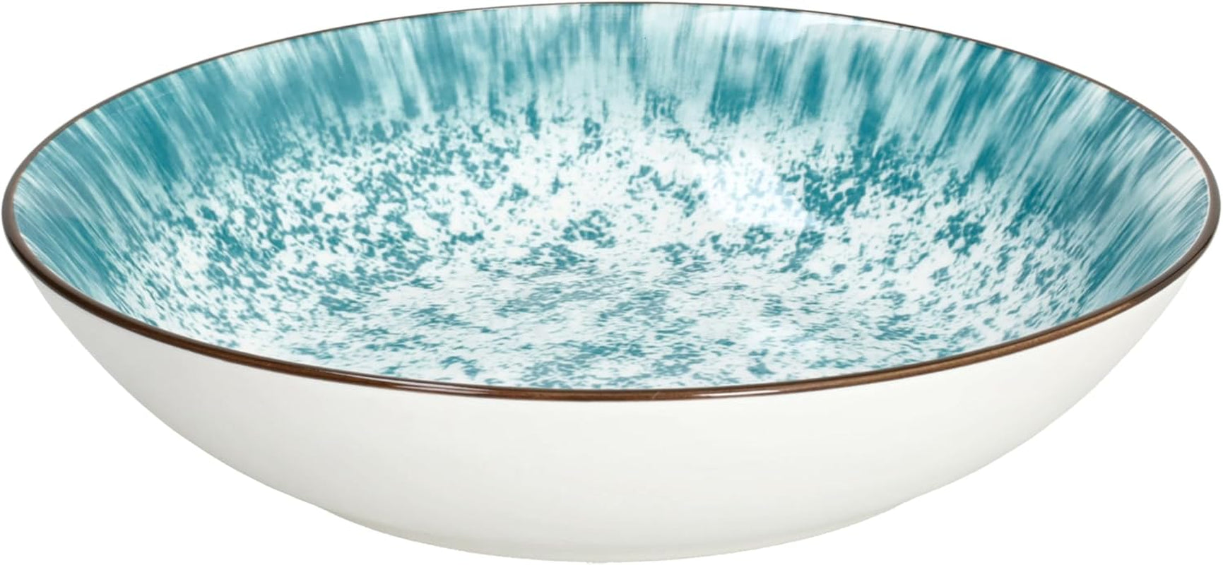Kalos, vajilla para 6 personas, 18 piezas, porcelana, azul claro