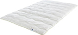 Badenia Trendline Edredón ecológico Aerelle Blue Duo 135 x 200 cm, blanco, certificado Öko-Tex, producido según el estándar de calidad alemán Edredones y edredones Naty Shop