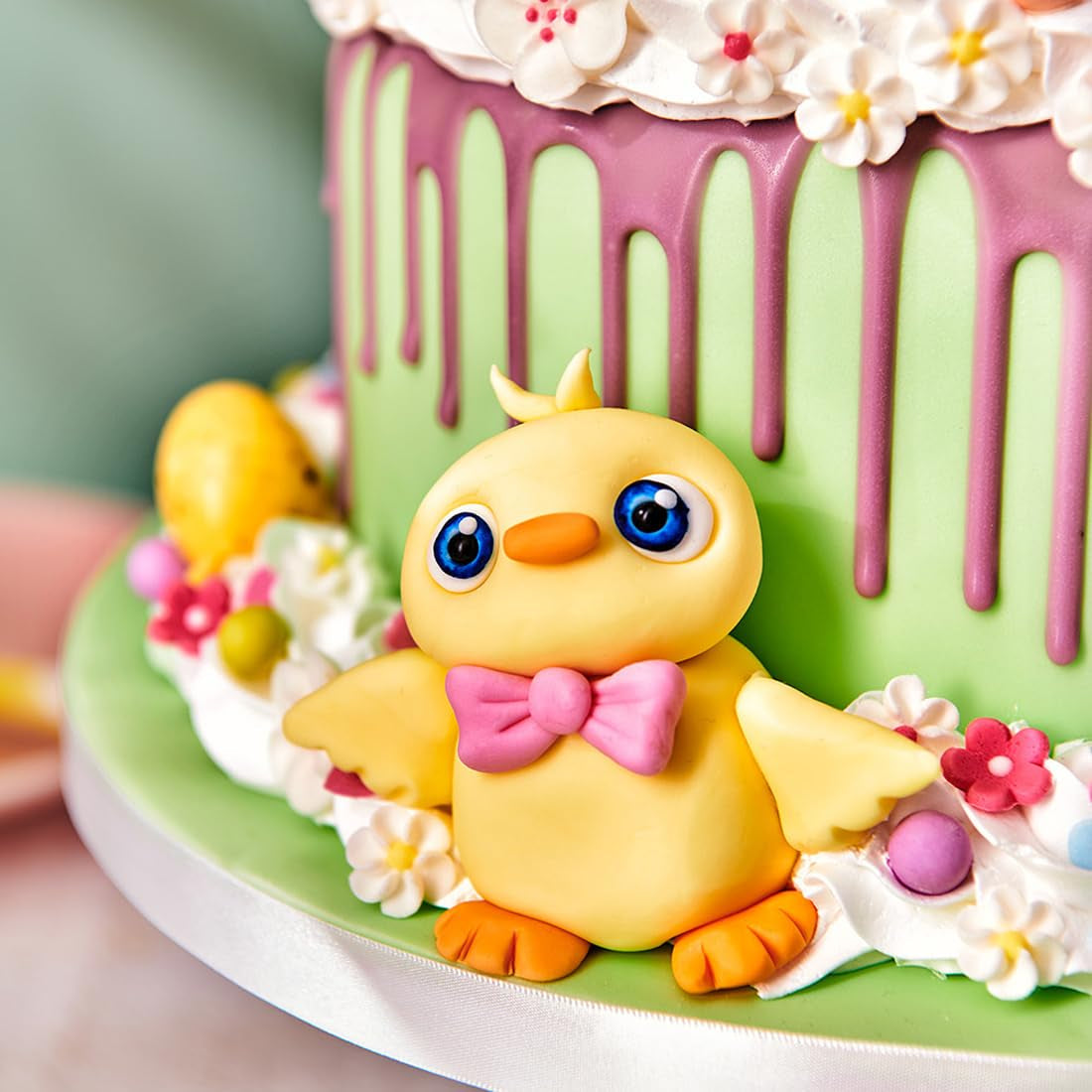 Funcakes de pasta de azúcar amarilla, 250 g