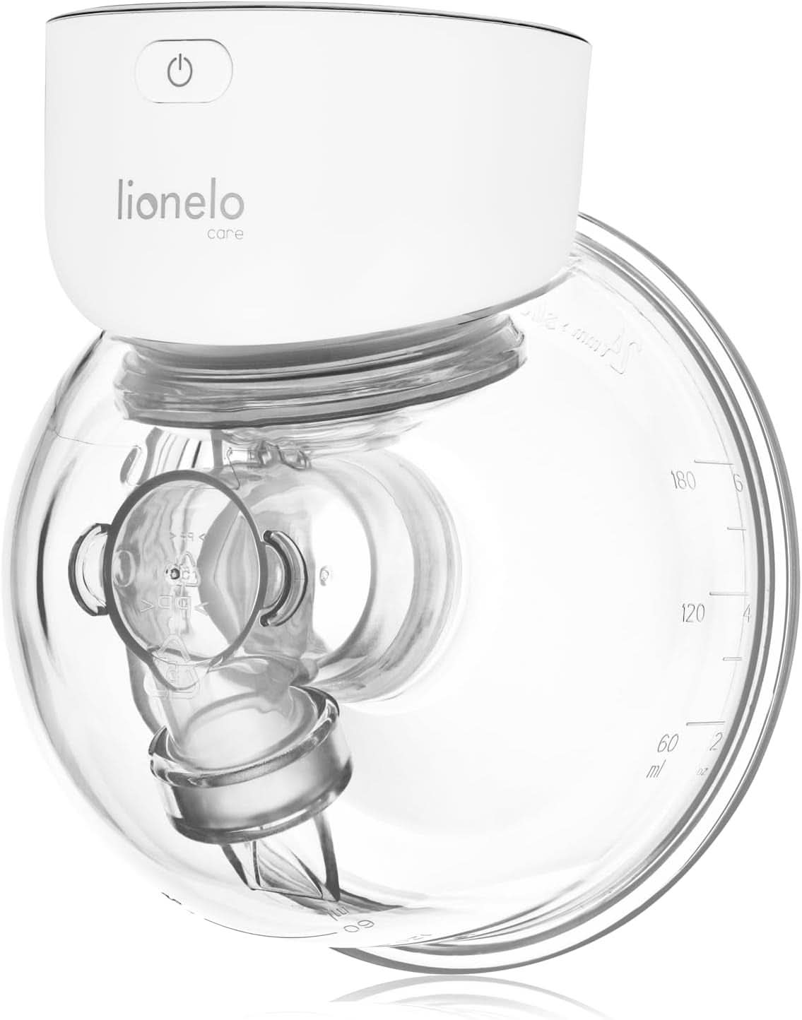 Extractor de leche materna eléctrico sencillo LIONELO Fidi Free 180 ml, extractor portátil con 2 fases, ahorro energético 9 niveles, 3 tamaños de embudos de silicona Temporizador Accesorios Alimentación y Lactancia Bebe Naty Shop