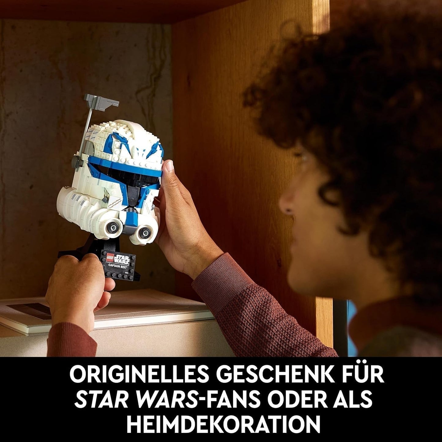 LEGO 75349 Star Wars Capitán Rex Juego de casco Clone Wars Modelo coleccionable Serie 2023 Pieza de recuerdo e idea de regalo Juegos de construcción Besuche den LEGO-Store