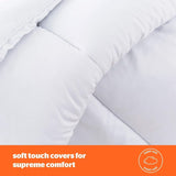 Silentnight so Snug 534222GE Edredón para Cama King Size, 15 Tog, Cálido, Acogedor, Grueso, Hipoalergénico y Lavable a Máquina, Blanco, Edredones y Edredones para Cama King Size Naty Shop