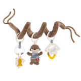 Fehn Activity Spiral Sleeping Forest - cochecito de juguete para tocar y agarrar - juguete para bebé para cama, parque, cochecito y silla de coche - juguete de actividad motora para bebés y niños pequeños a partir de 0 meses Baby Toys Naty Shop Otter