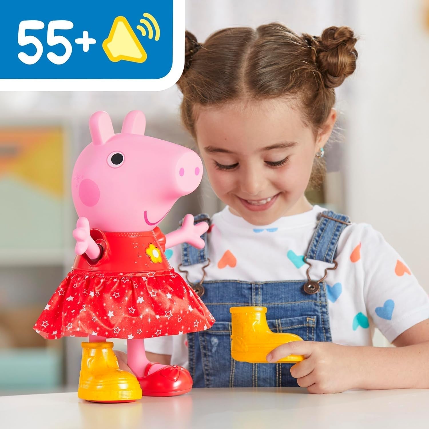 Peppa Pig Peppa'S Mud Puddle Party Doll - Versión Alemana, Muñecas Naty Shop Rosa o Rosa
