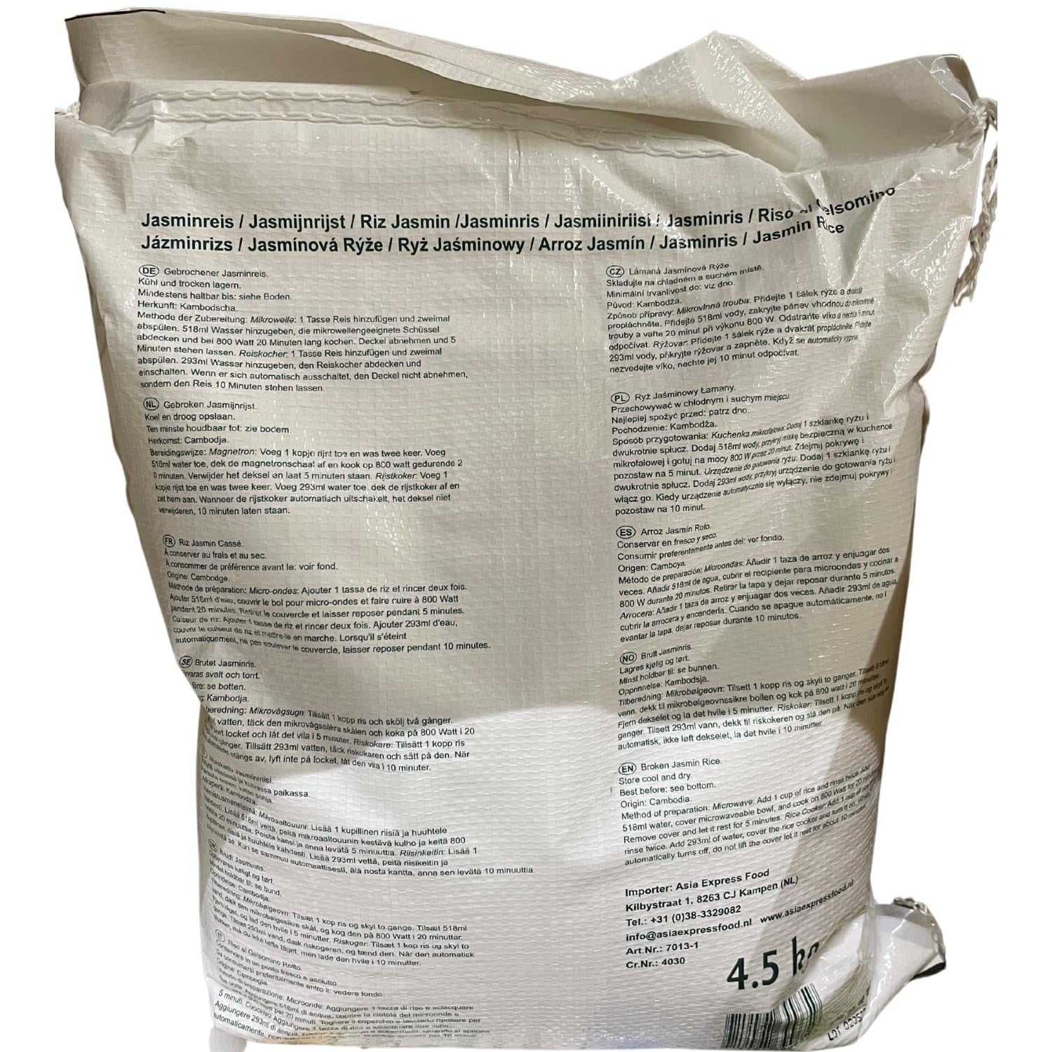 Royal Orient - Arroz con jazmín - (1 x 4,5 kg)