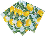 Talking Tables 20 servilletas de papel Limón, paquete de 20 | Vajilla desechable con temática vibrante para reuniones memorables, fiestas de verano, despedidas de soltera, almuerzos, brillante
