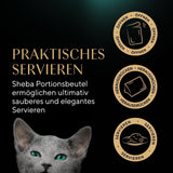 Sheba comida húmeda para gatitos, en sobres surtidos, con salmón (MSC) y pollo en salsa, multipack 40x85g