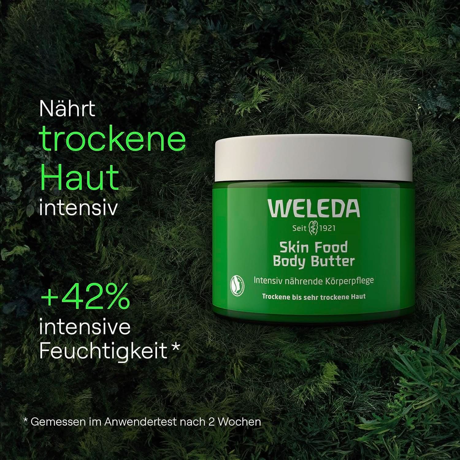 WELEDA Organic Skin Food Body Butter, Crema de cuidado corporal unisex para el cuidado de la piel seca y áspera, 150 ml Ducha y baño Naty Shop