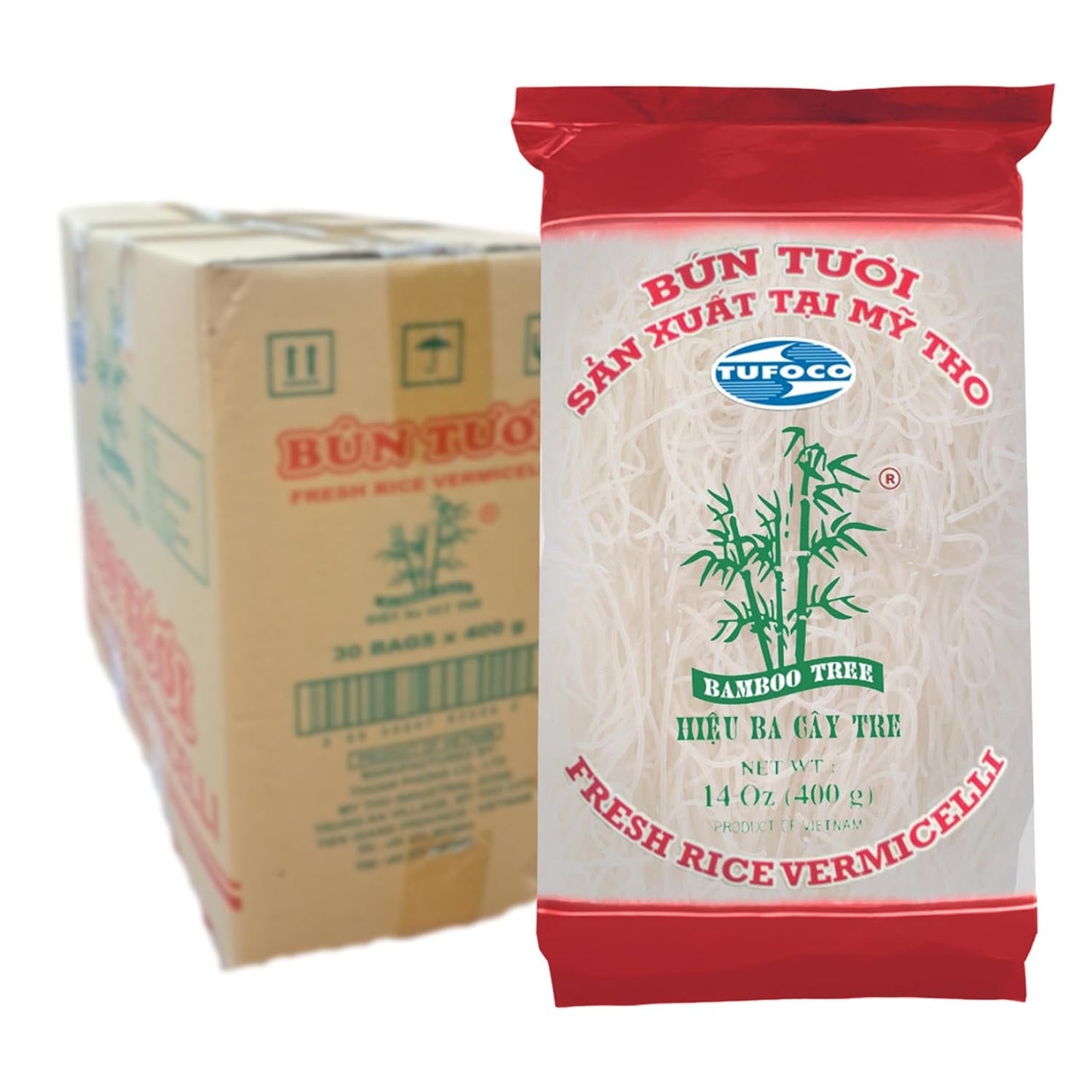 ÁRBOL DE BAMBÚ - Fideos de arroz frescos - 1 x 400g