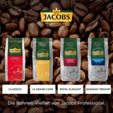 Café en grano Jacobs Professional Le Grand Café Crema, intensidad 2/5, café en grano entero, 1 kg