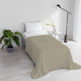 Ropa de cama italiana colcha de verano CHIC, microfibra, INDIVIDUAL 170X250Cm, marrón Colchas y edredones Naty Shop