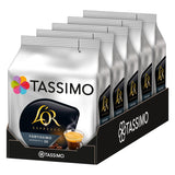 Tassimo Kapseln L'OR Espresso Fortissimo, 5 x 16 cápsulas, 80 cápsulas de café
