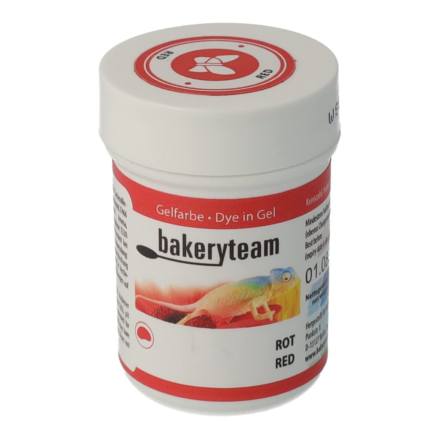 Gel colorante alimentario para glaseado Bakeryteam, amarillo claro, 35 g
