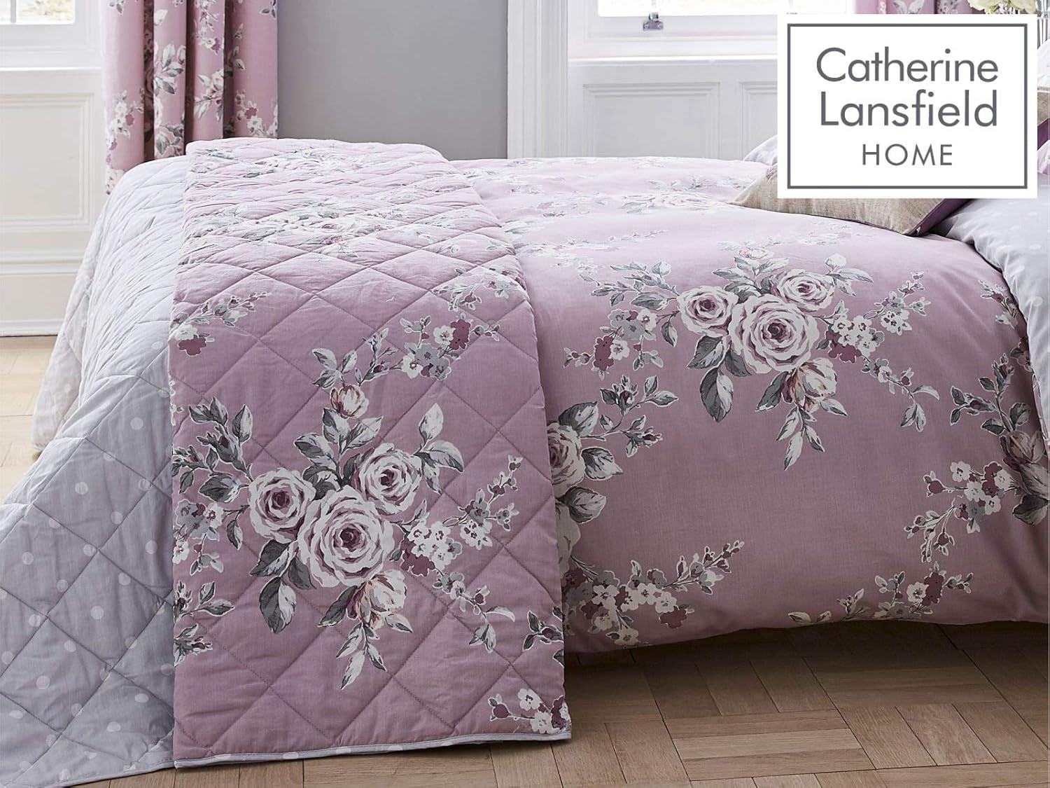 Catherine Lansfield Colcha Canterbury, Cuidado Fácil, Blush, Colcha - 220X230Cm Camas y Mantas Catherine Lansfield Heather