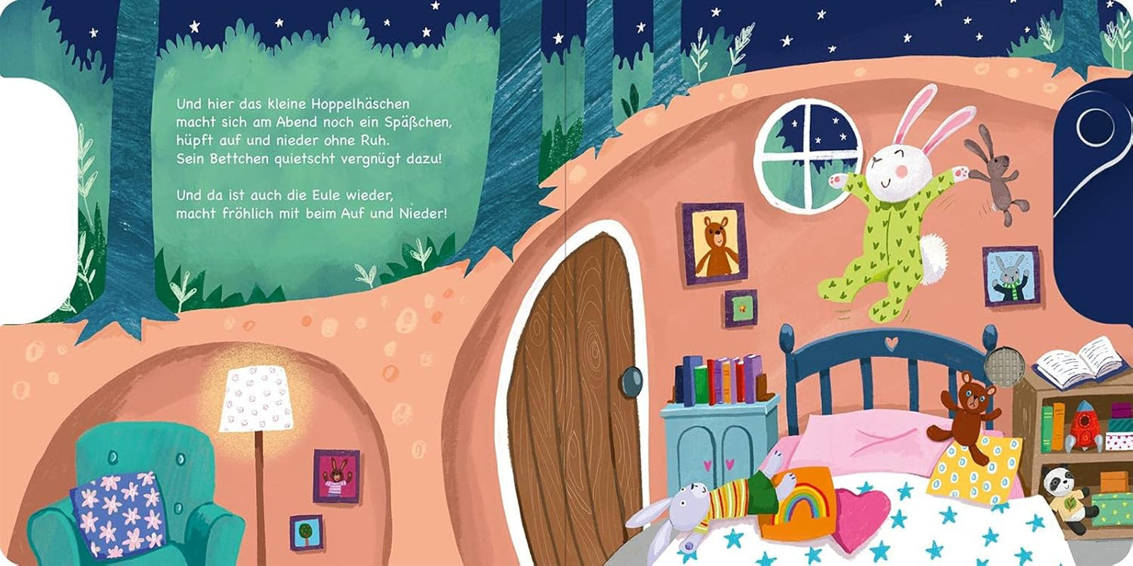 Shoo, shoo, ¡ahora tú también duermes!: Slider y 11 sonidos | Un libro innovador con sonidos deslizantes para pequeños mayores de 18 meses Bebe Naty Shop Toys