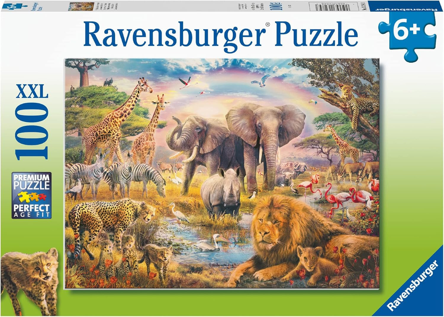 Puzzle Infantil Ravensburger - Sabana Africana - Puzzle de 100 piezas para niños a partir de 6 años Puzzle Naty Shop Default Title