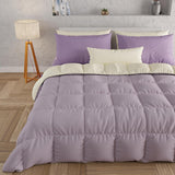 PETTI Artigiani Italiani - Edredón de invierno para cama de matrimonio, maxi, monocromático, doble cara, blanco, gris, 100% Made in Italy Edredones y edredones Naty Shop Rosa Medidas cama 120-130X200: [Edredón 220 X 260 Cm]