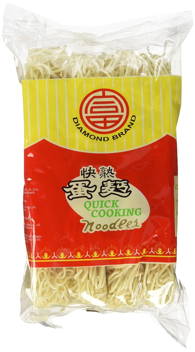 Fideos DIAMOND con huevo, fideos instantáneos para wok de harina de trigo y guarniciones - 1 x 500 g