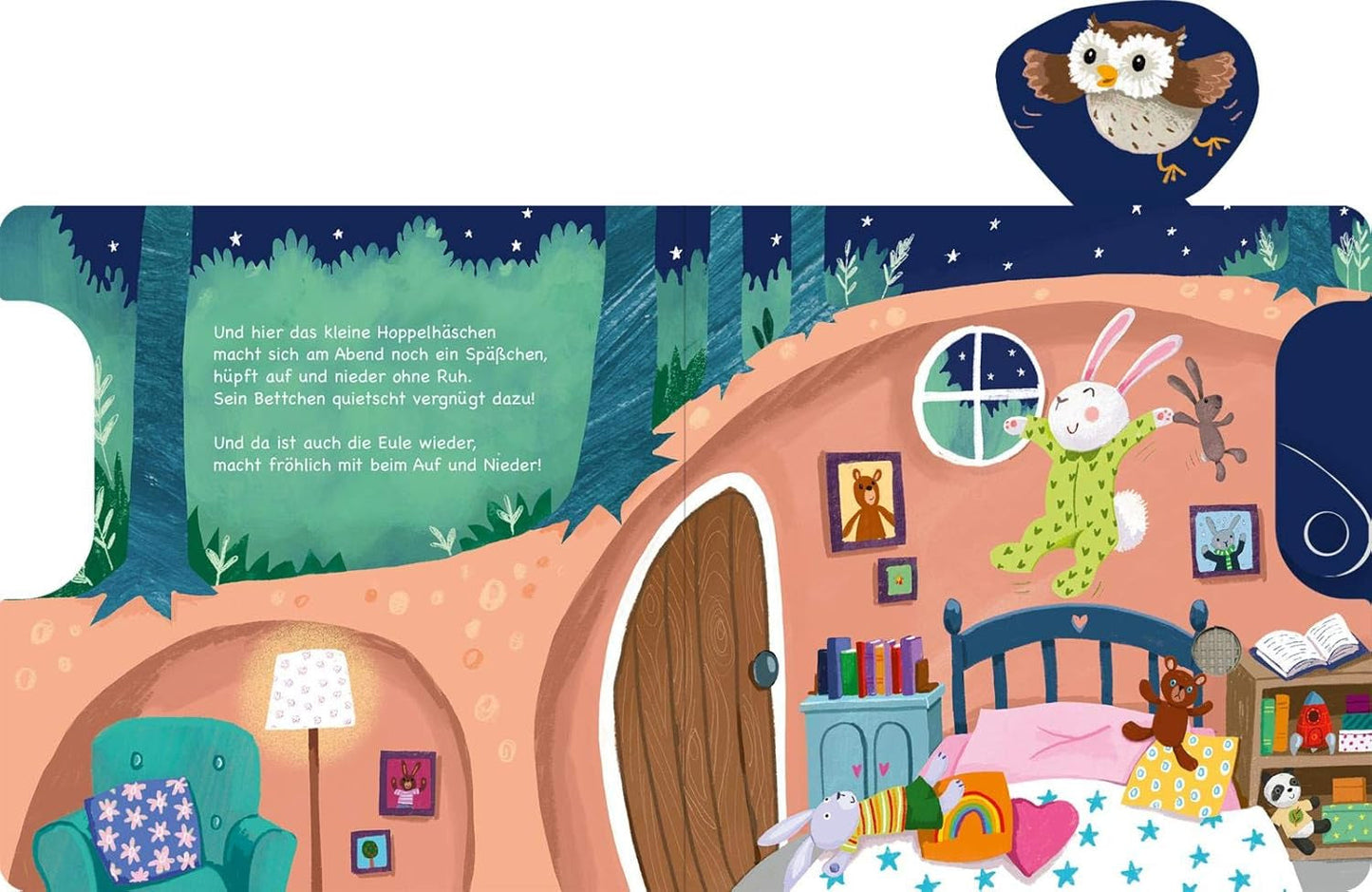 Shoo, shoo, ¡ahora tú también duermes!: Slider y 11 sonidos | Un libro innovador con sonidos deslizantes para pequeños mayores de 18 meses Bebe Naty Shop Toys