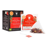 Té de Navidad orgánico 10 X 100G, Té Paulsen Té de frutas Controlado para residuos