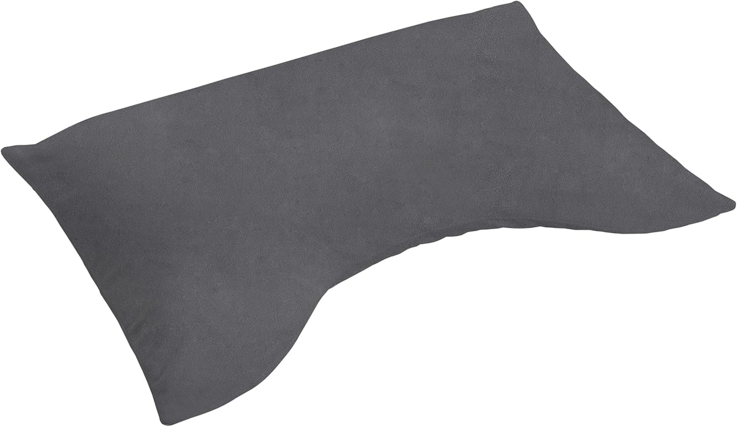 Almohada para dormir especial Traumnacht Exklusiv con espuma viscoelástica, 40 x 60 cm, gris, certificado Oeko-Tex, fabricada según el estándar de calidad alemán Almohadas estándar Naty Shop