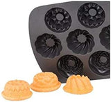 Molde para 9 muffins Gugelhupf Original Kaiser Inspiration, 38 X 27 cm, revestimiento antiadherente Naty Shop