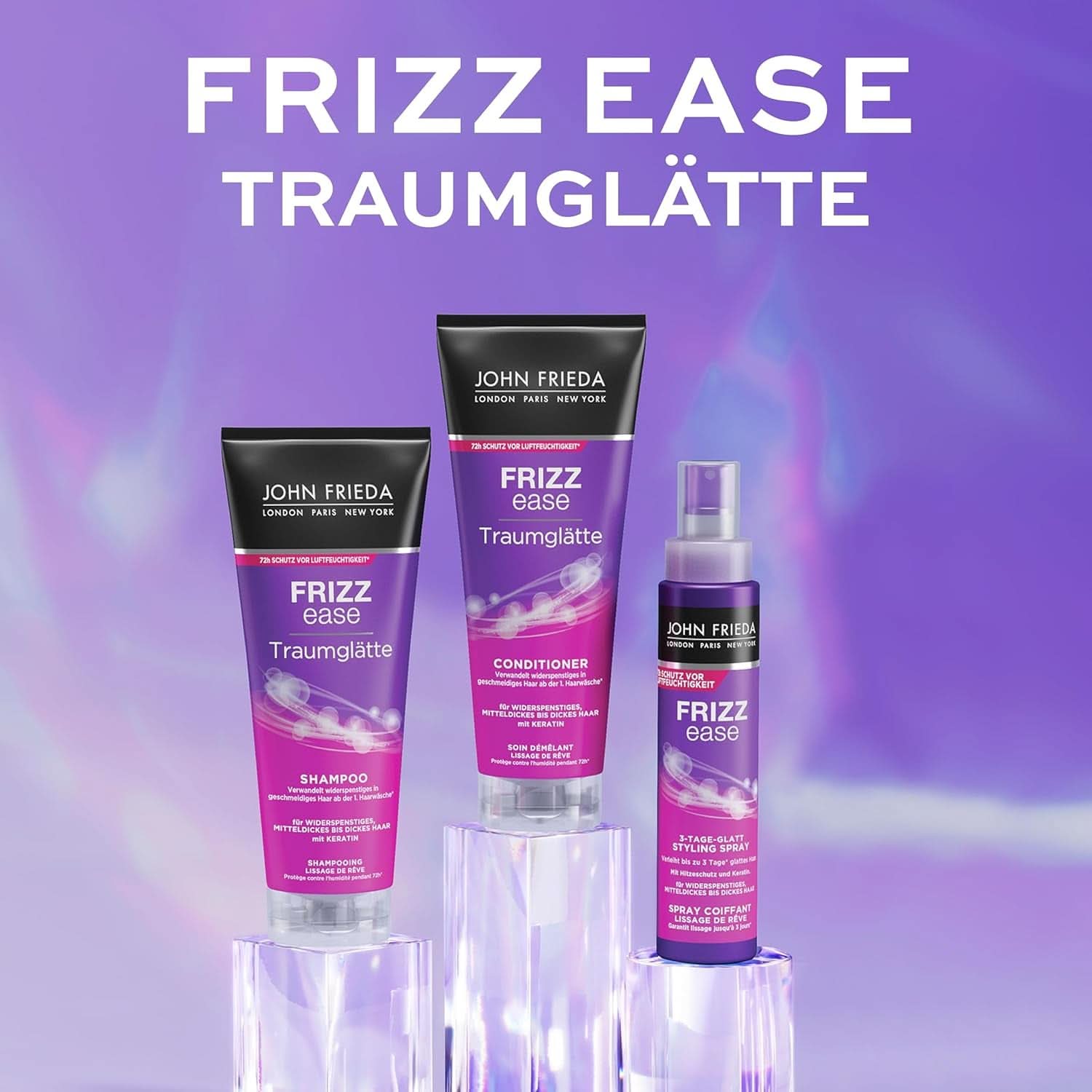John Frieda - Champú Suavizante Frizz Ease Dream, 250 ml Ducha y baño Naty Shop