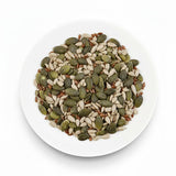 Organic Omega Seed Mix 3 kg (mezcla de semillas de calabaza, girasol y lino), una mezcla de 3 semillas oleaginosas enteras crudas, rica en proteínas, fibra y ácidos grasos omega-3