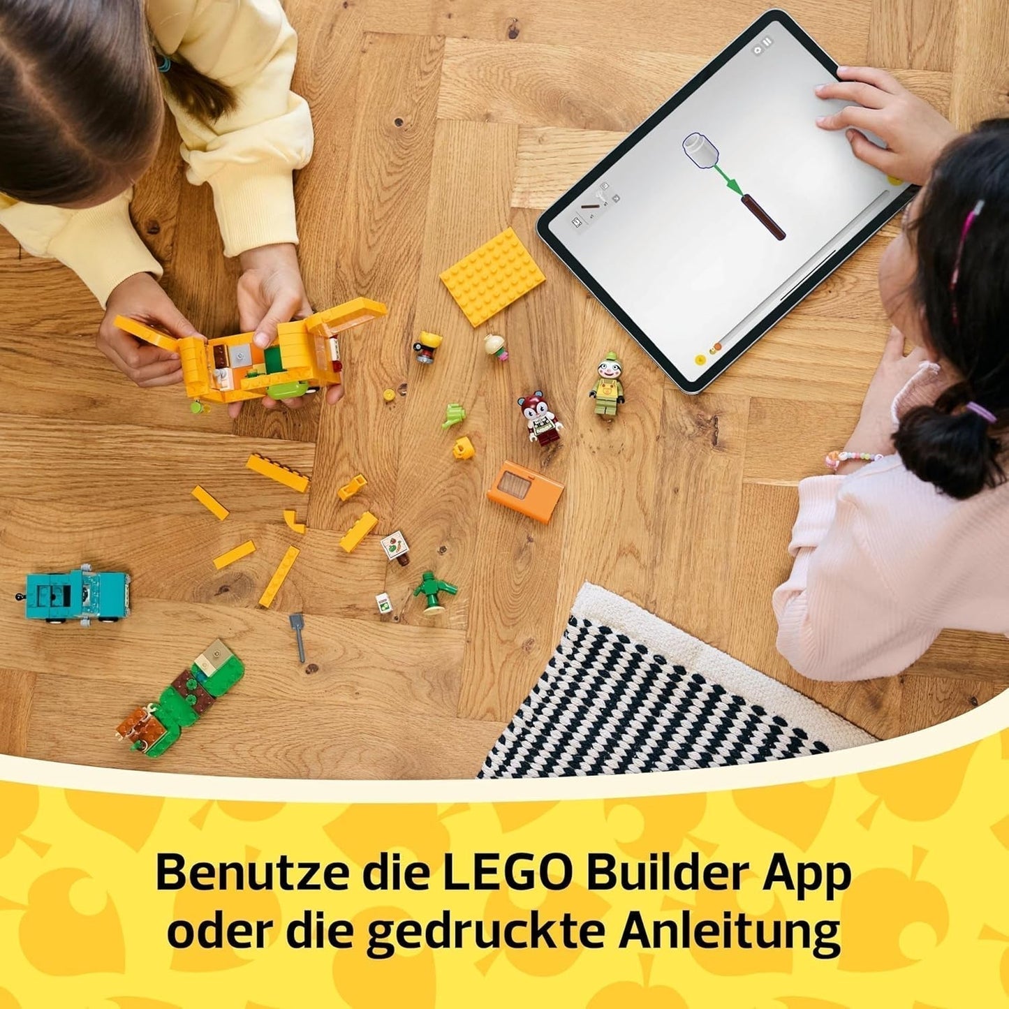 LEGO Animal Crossing Juego de rol Caravana y Jardín de Gerd Coche de juguete para niños de 7 años Niñas y niños Regalo Videojuego de juguete con figuras de animales 77054 Juegos de construcción Besuche den LEGO-Store