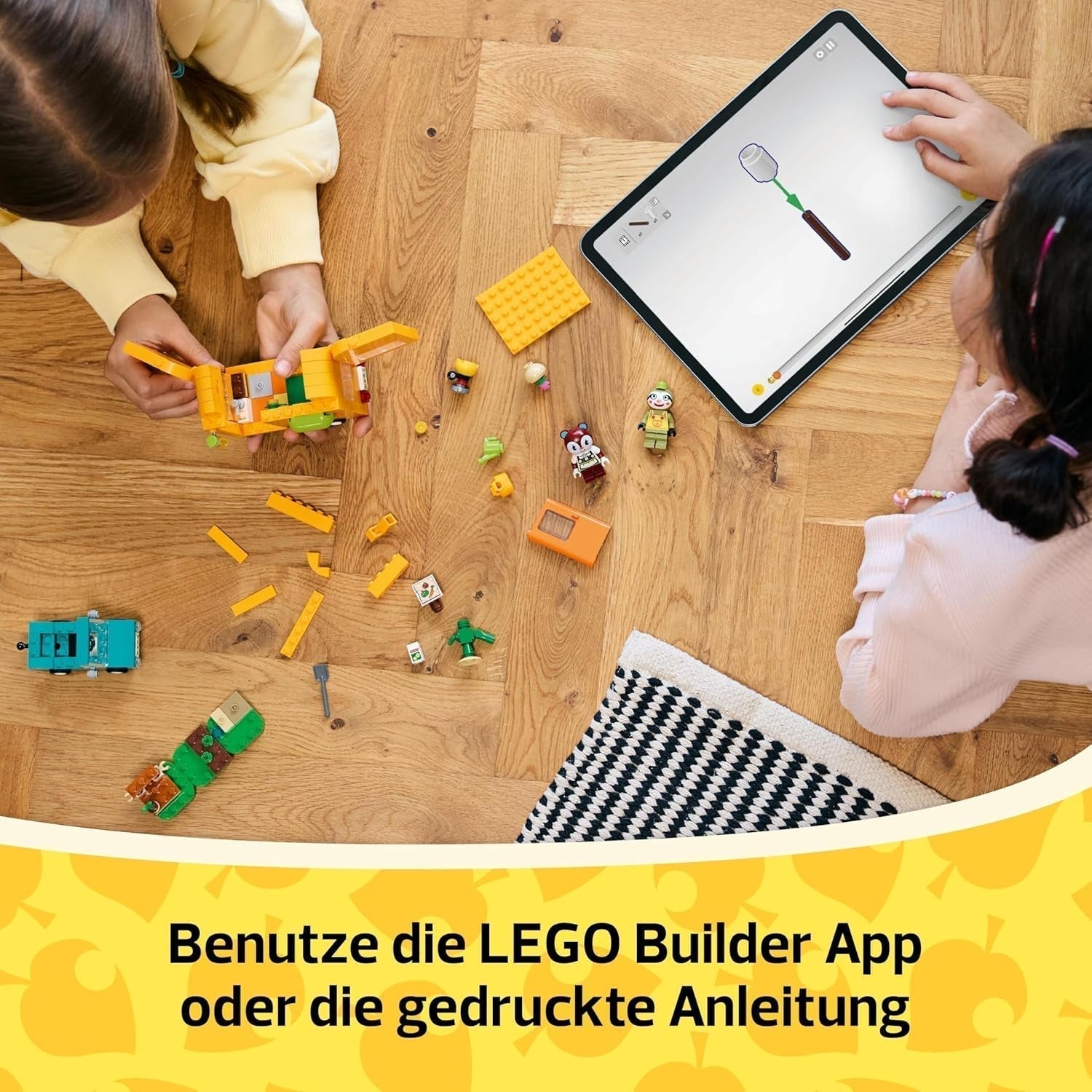 LEGO Animal Crossing Juego de rol Caravana y Jardín de Gerd Coche de juguete para niños de 7 años Niñas y niños Regalo Videojuego de juguete con figuras de animales 77054 Juegos de construcción Besuche den LEGO-Store