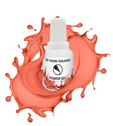 Colorante alimentario en gel, beige, color champán, 20 g. Colorante alimentario para una amplia gama de aplicaciones para decoración de tartas, tartas, natas, bizcochos, glaseado real, macarons.