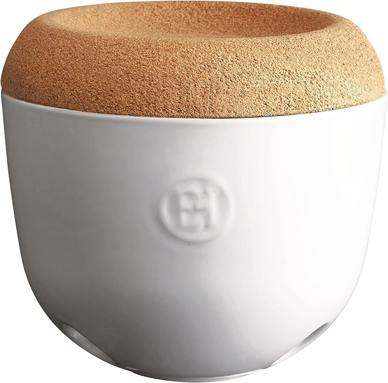EH348763 Olla para ajos, cerámica, 14,6 x 14,6 x 13,4 cm, cerámica, Grand Cru, 14,6 x 14,6 x 13,4 cm Cajas para guardar alimentos Naty Shop Color crema