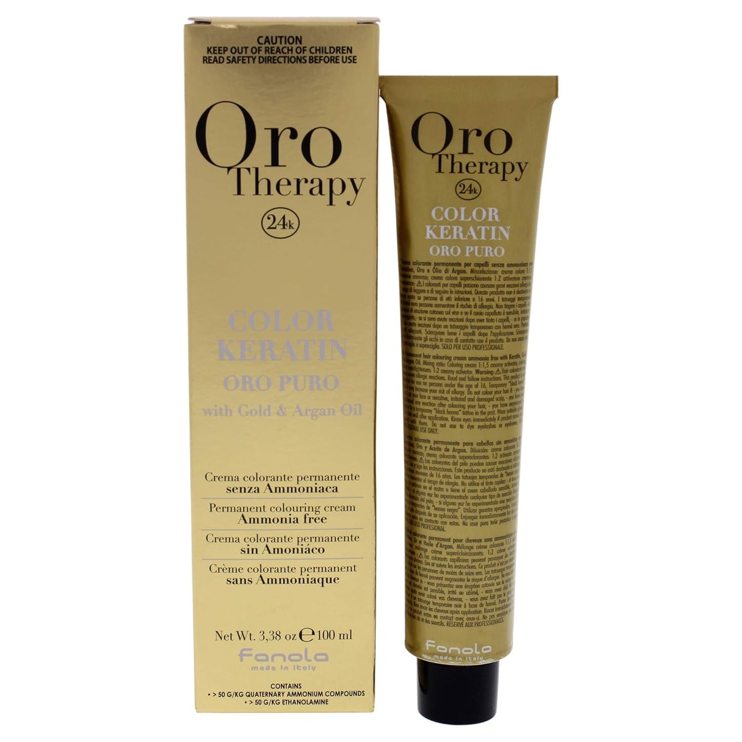 Fanola Oro Therapy Color Queratina 5.0 100ml