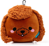 Almohada de viaje Puckator con antifaz Relaxeazzz - La caniche Gigi - lindos animales Almohadas de viaje Naty Shop