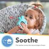 Nuby - Guante Dental de Silicona, Sin BPA, Koala Azul, 3 meses en adelante