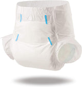 CutiePlusU Pañales para adultos, superficie seca, máxima absorbencia durante la noche, pañal desechable para incontinencia - azul, rosa, blanco, paquete de 3 (mediano 71-96 cm)