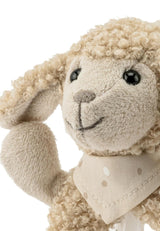 Flocke Sheep Sterntaler Catch Toy - juguete de actividad motora para sonajero, tocar y jugar - peluche para bebés y niños con el cascabel como fiel amigo - juguete para bebé de tela suave color arena Baby Toys Naty Shop