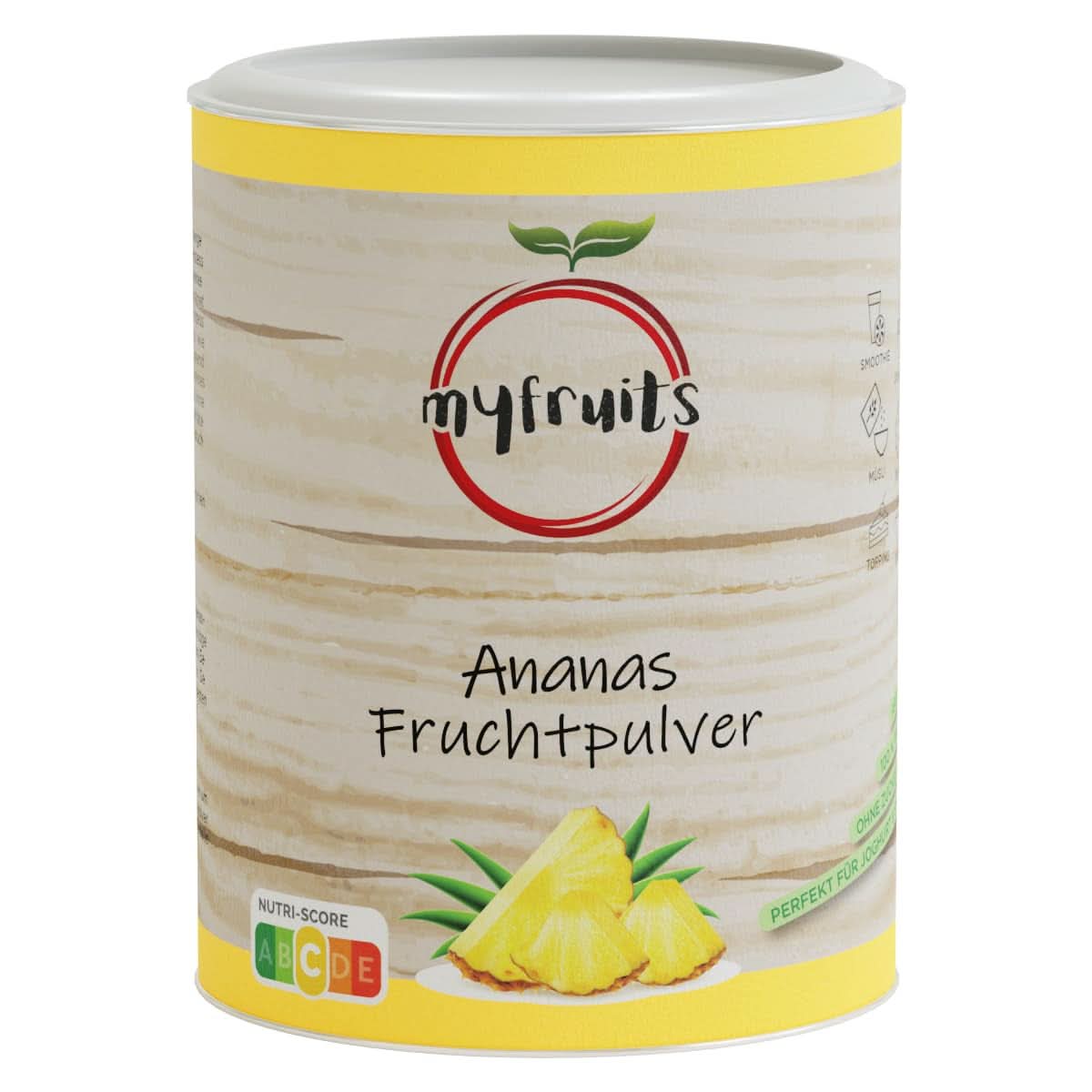 Myfruits fruta de piña en polvo 500 gramos Arome Naty Shop