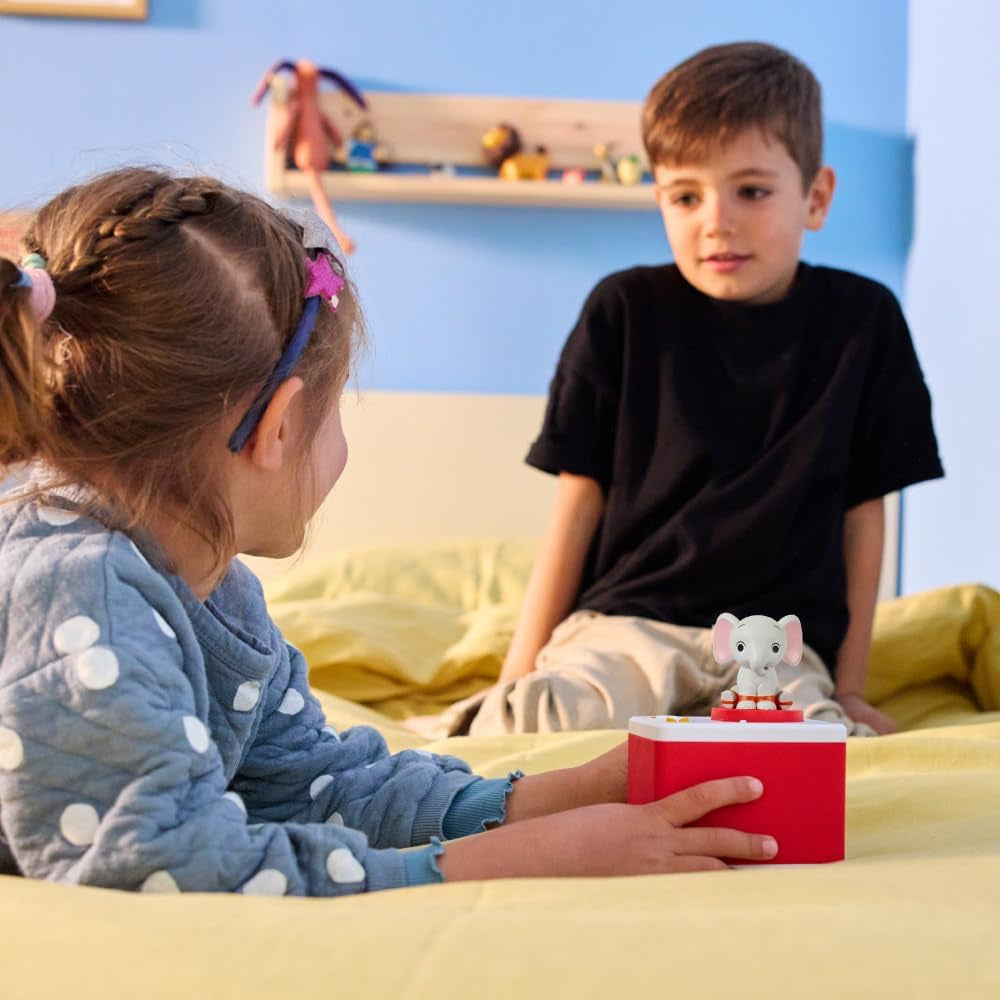 - Cuentos para niñas y niños, altavoz con el personaje del elefante, juego educativo, contenido en español, apto desde 0 años Bebe Toys Naty Shop