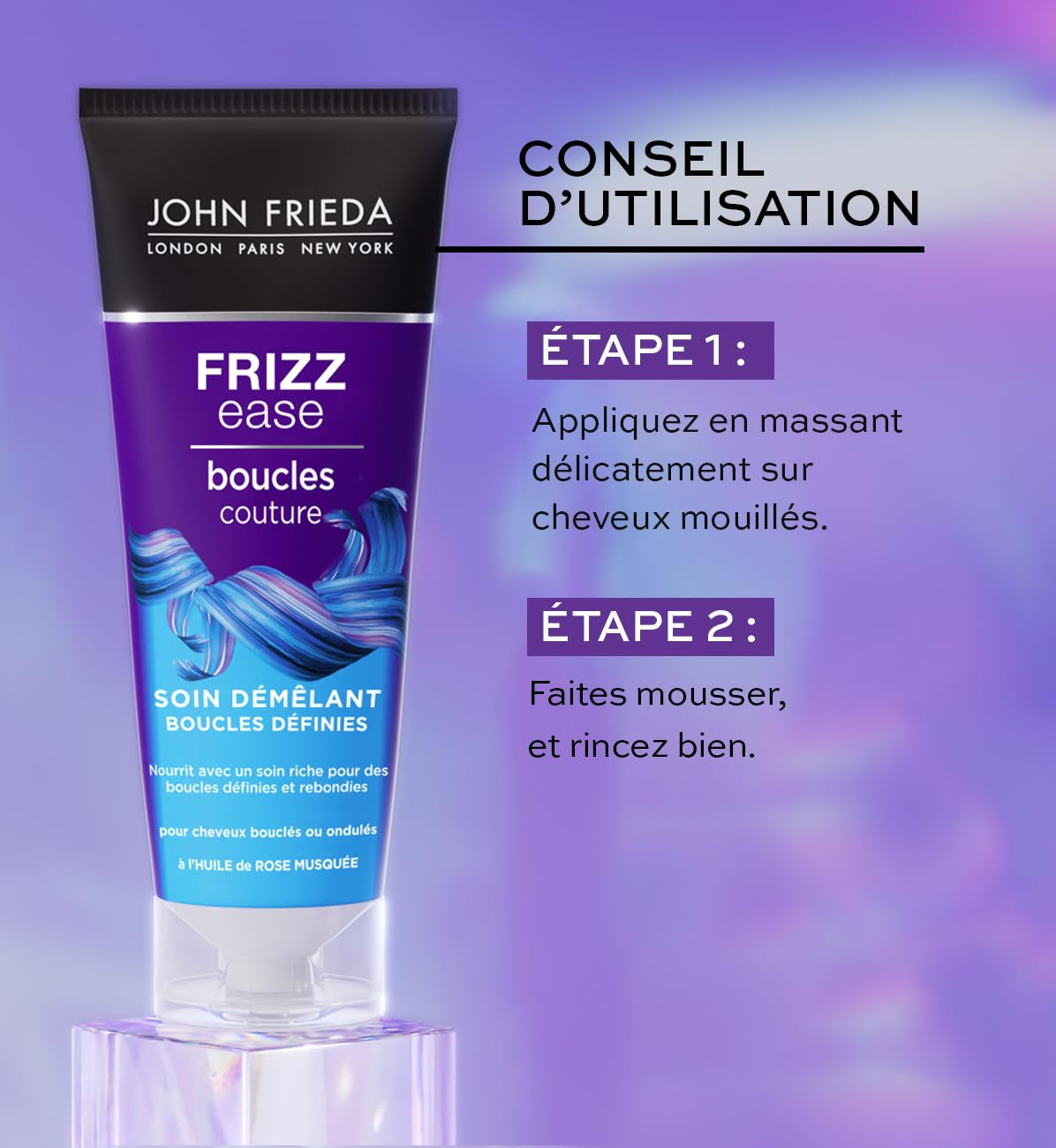 John Frieda Frizz Ease acondicionador para desenredar el cabello, 250 ml Productos para desenredar el cabello Naty Shop