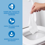 By Amazon Papeles higiénicos suaves, húmedos, inodoros, finos absorbentes y sin perfume, 240 unidades (6 paquetes de 40 unidades) (¡anteriormente marca Presto!)
