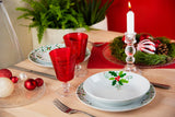 Excelsa SERV.TAV.18 PZ NAVIDAD ACEBO Weiß